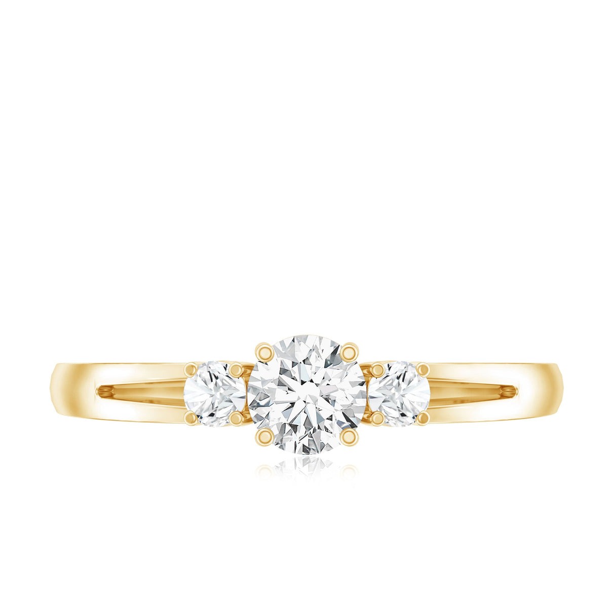 Certified Lab Created Diamond Promise Commitment Ring for Her