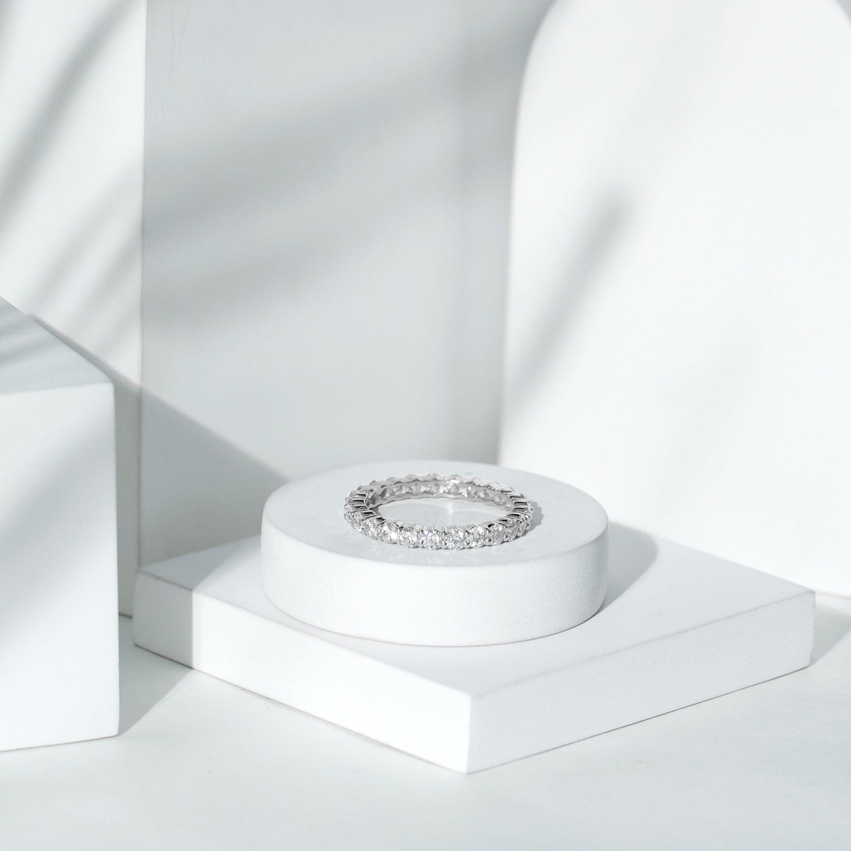 Certified Lab Grown Diamond Eternity Band for Women