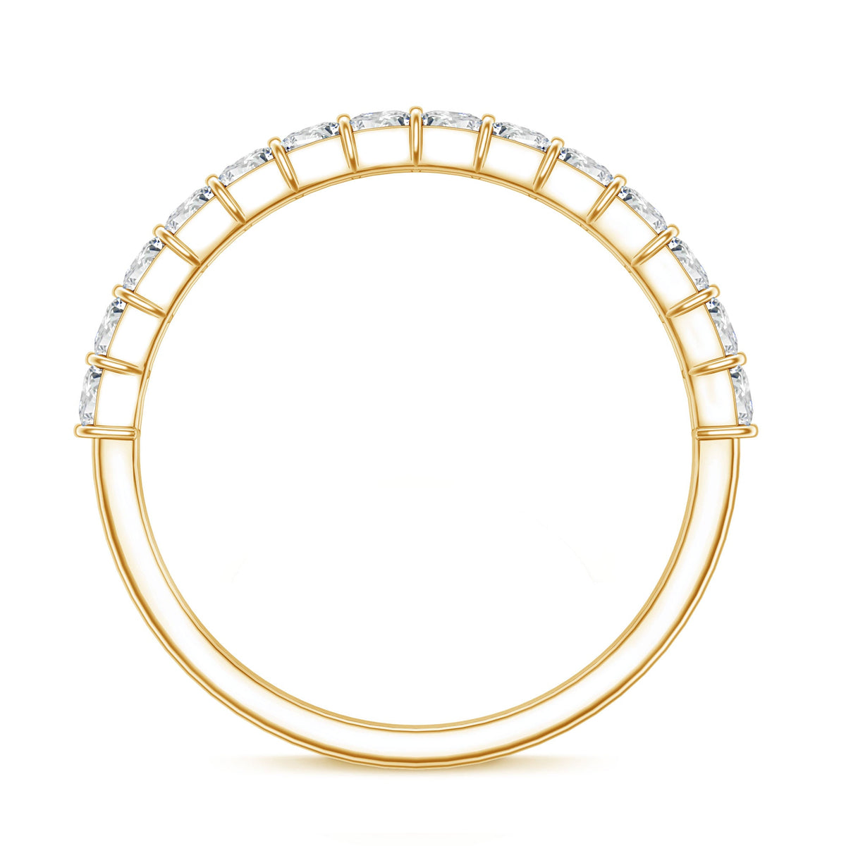 Princess Cut Diamond Anniversary Band Ring