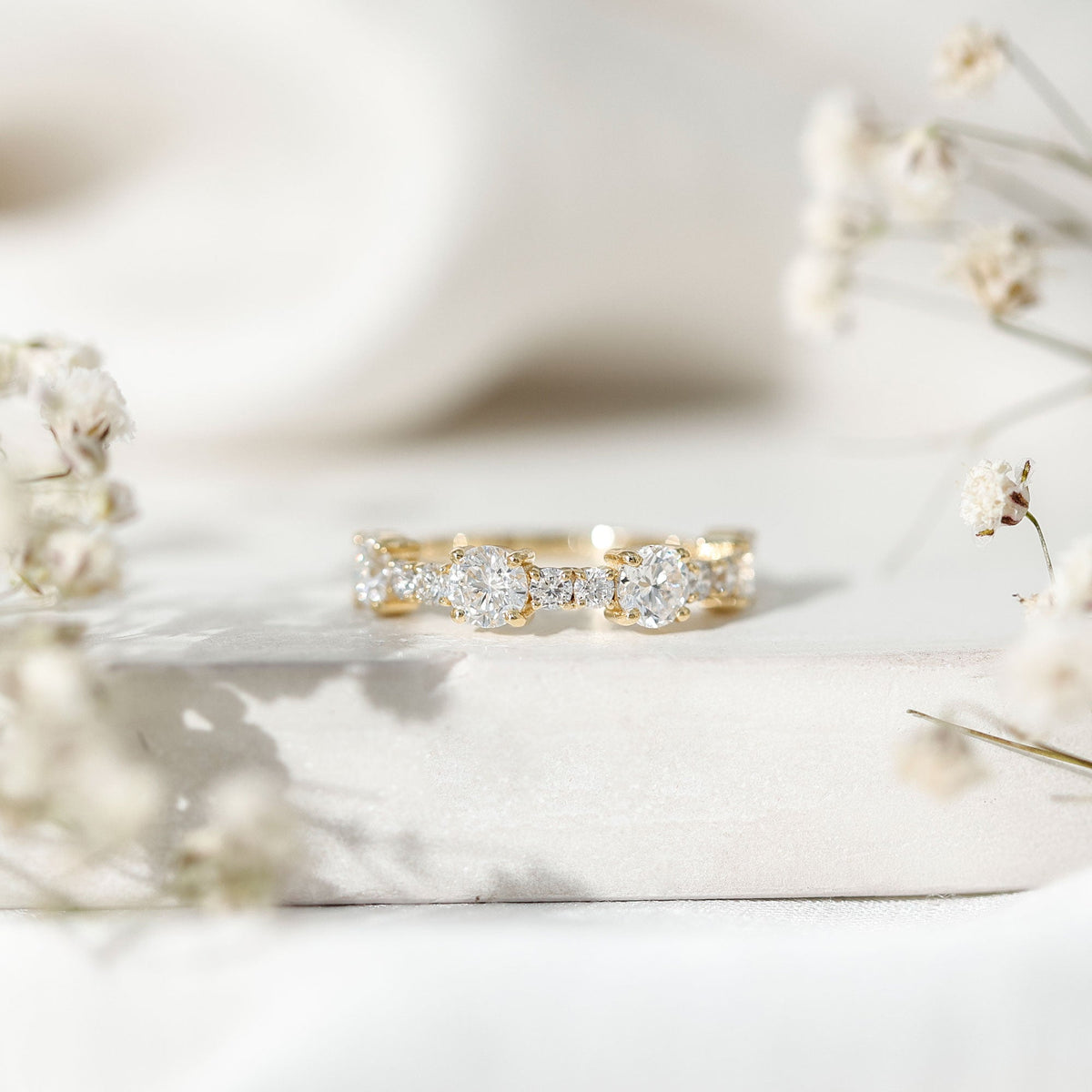 Lab Grown Diamond Stackable Eternity Ring For Women