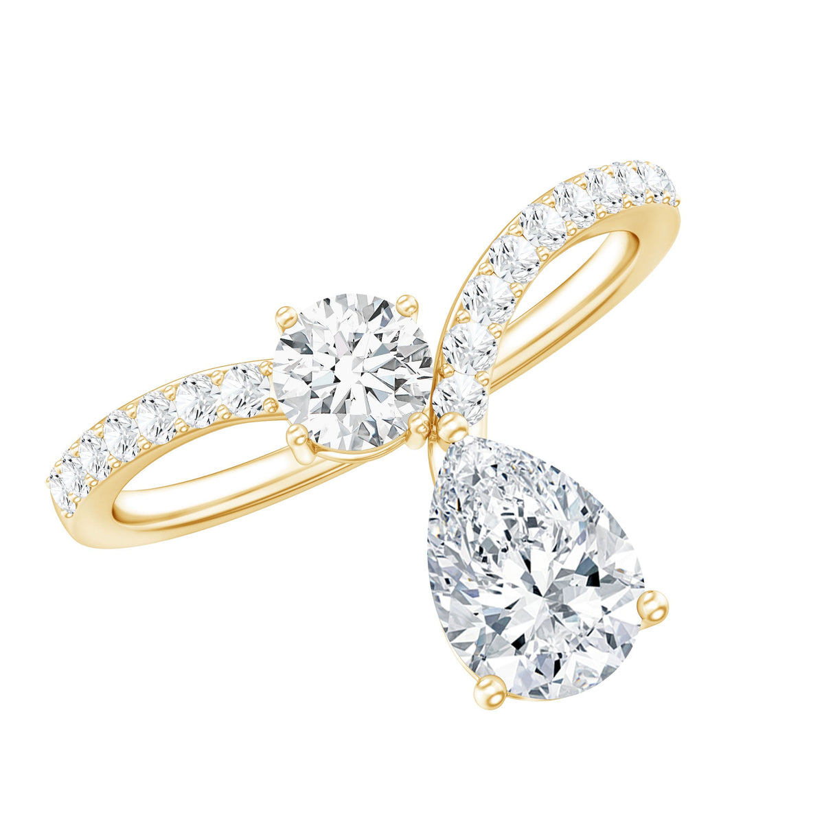 Designer Lab Grown Diamond Engagement Ring