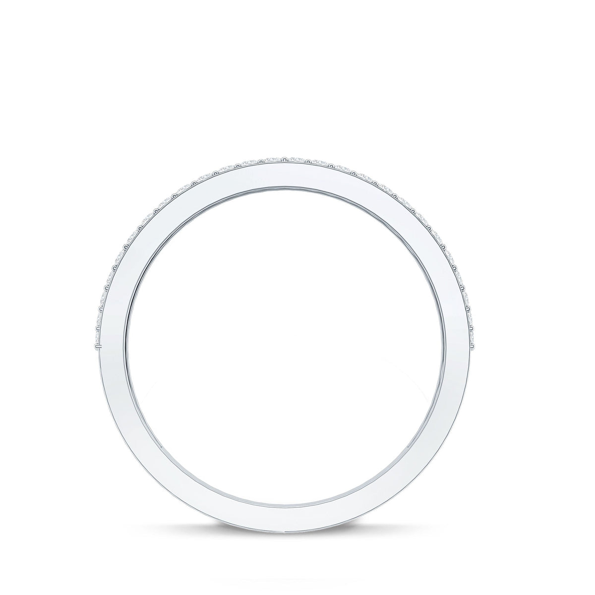 Brilliant Cut Lab Grown Diamond Classic Wedding Band Ring