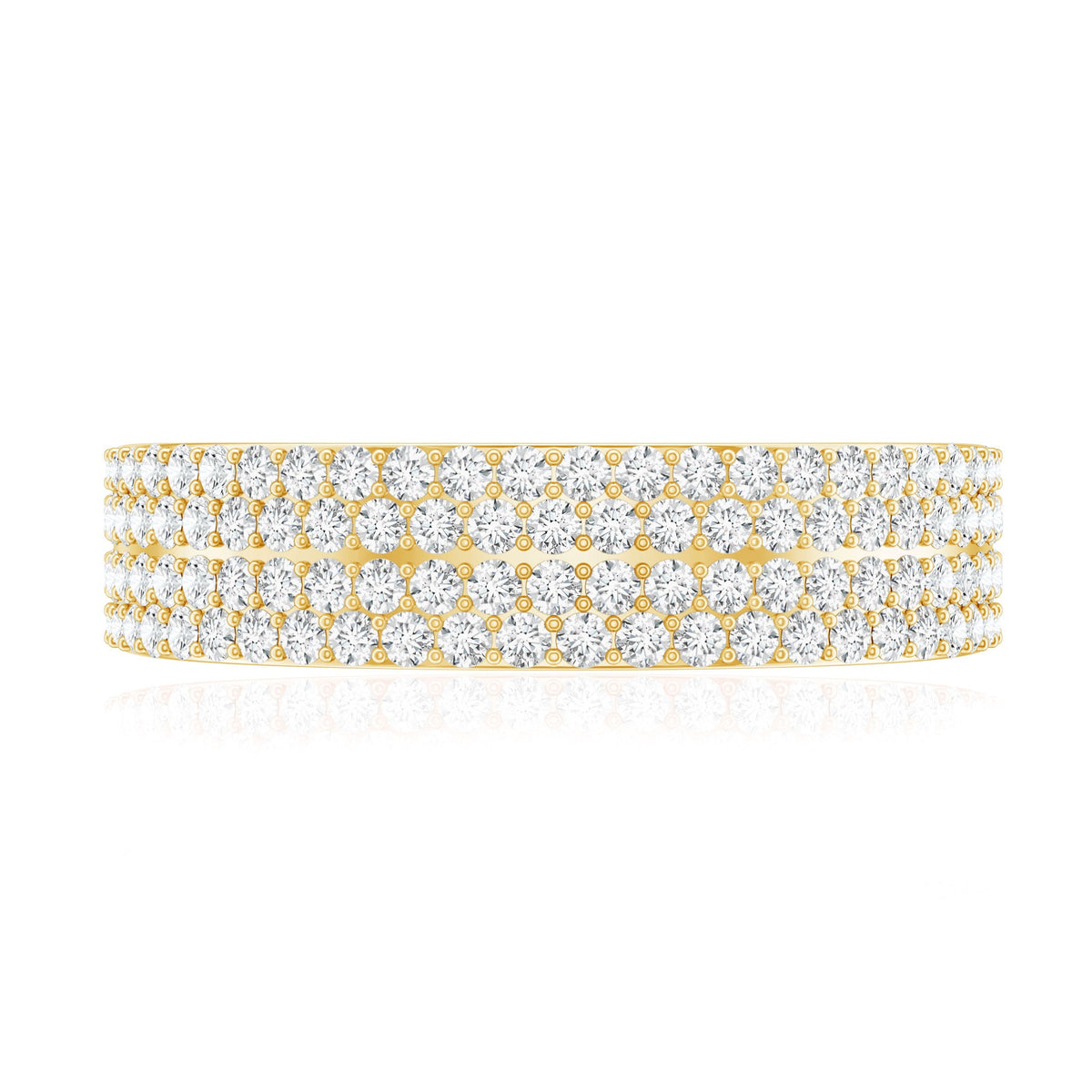 Brilliant Cut Lab Grown Diamond Classic Wedding Band Ring