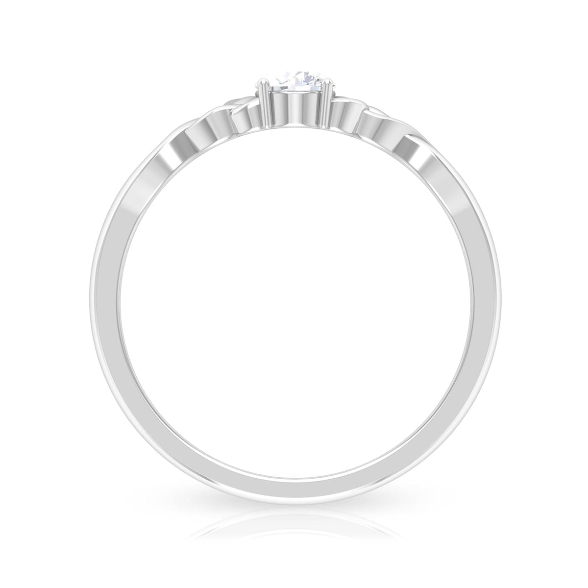 Certified Diamond Celtic Knot Promise Ring