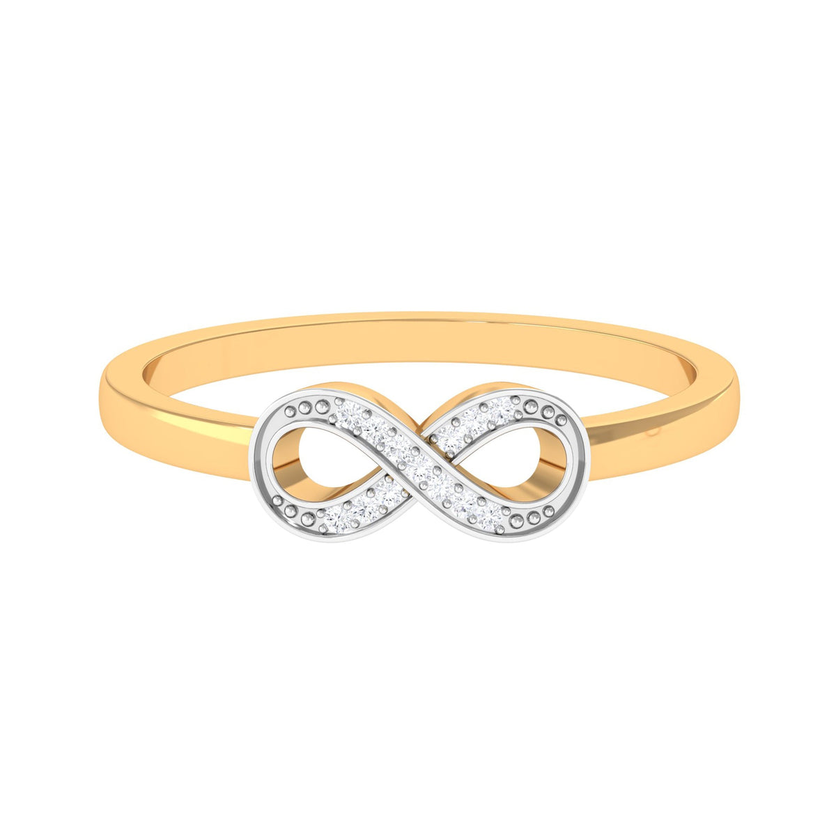 Certified Real Diamond Infinity Promise Ring