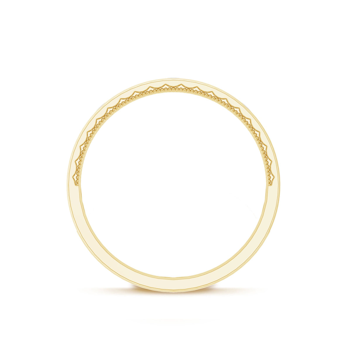Certified Diamond Band Ring in Flush Setting