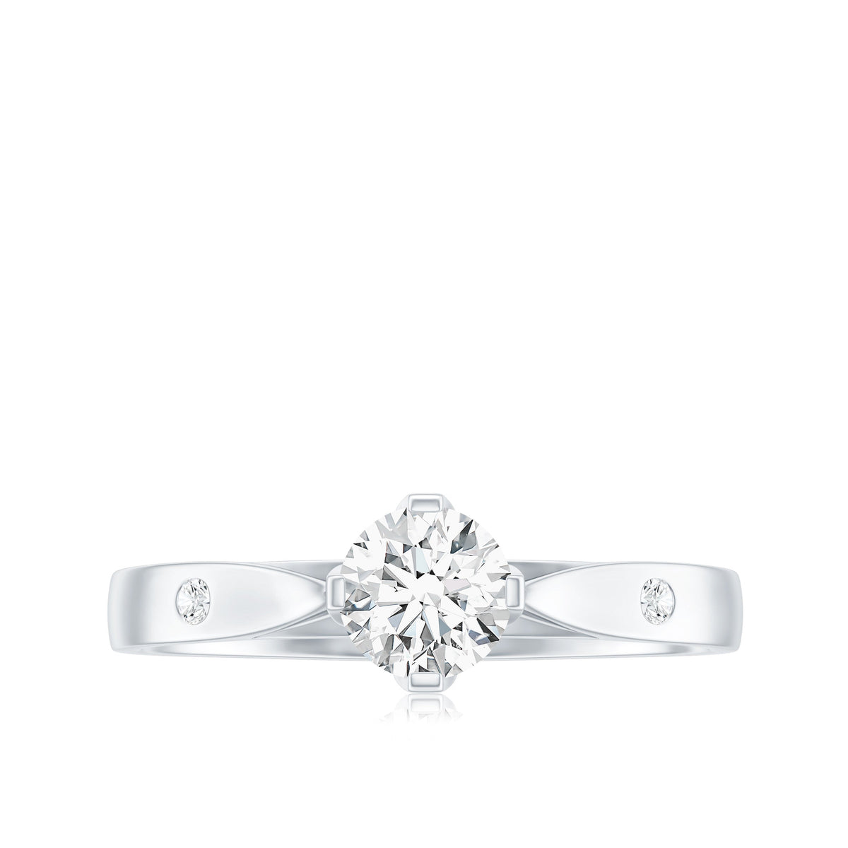 Lab Grown Diamond Solitaire Promise Ring