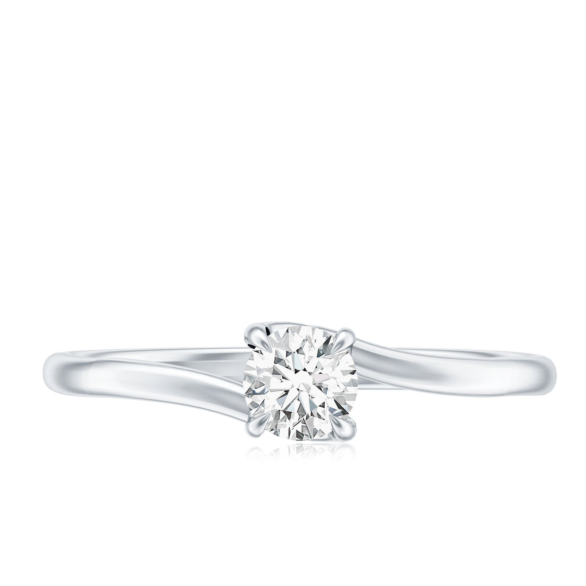 Solitaire Lab Grown Diamond Promise Ring
