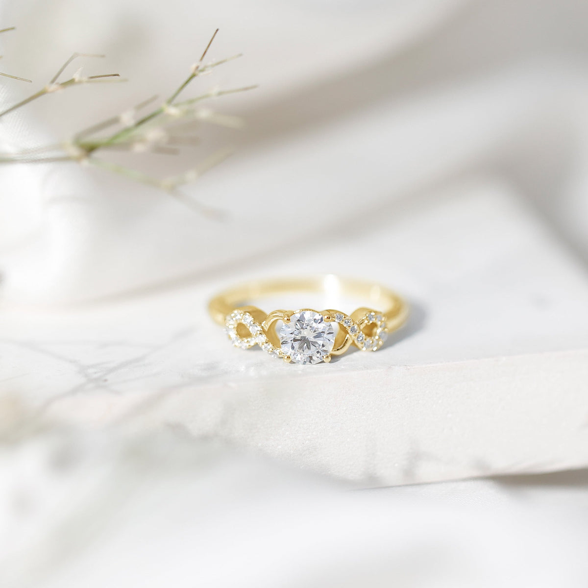 Lab Grown Diamond Criss Cross Promise Ring