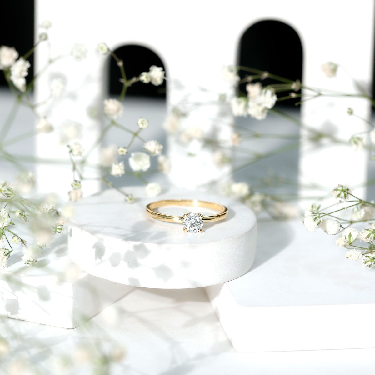 Brilliant Cut Lab Grown Diamond Solitaire Promise Ring
