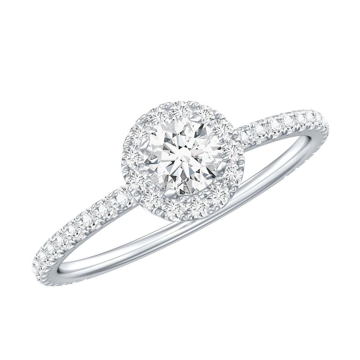 Certified Moissanite Promise Ring For Engagement