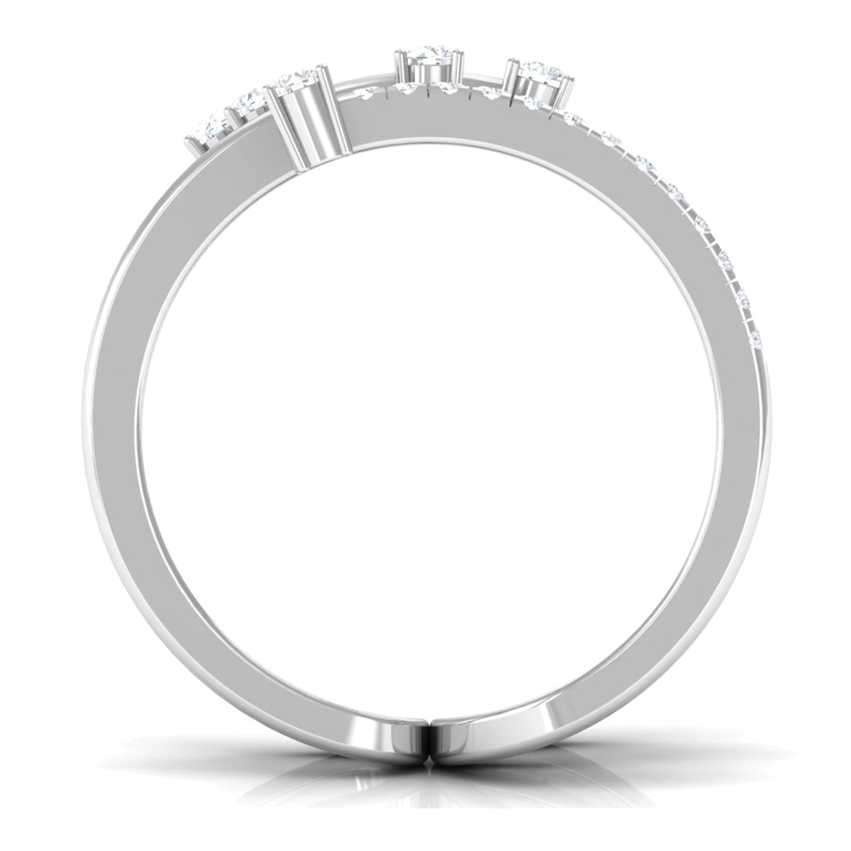 Certified Diamond Cocktail Wrap Ring