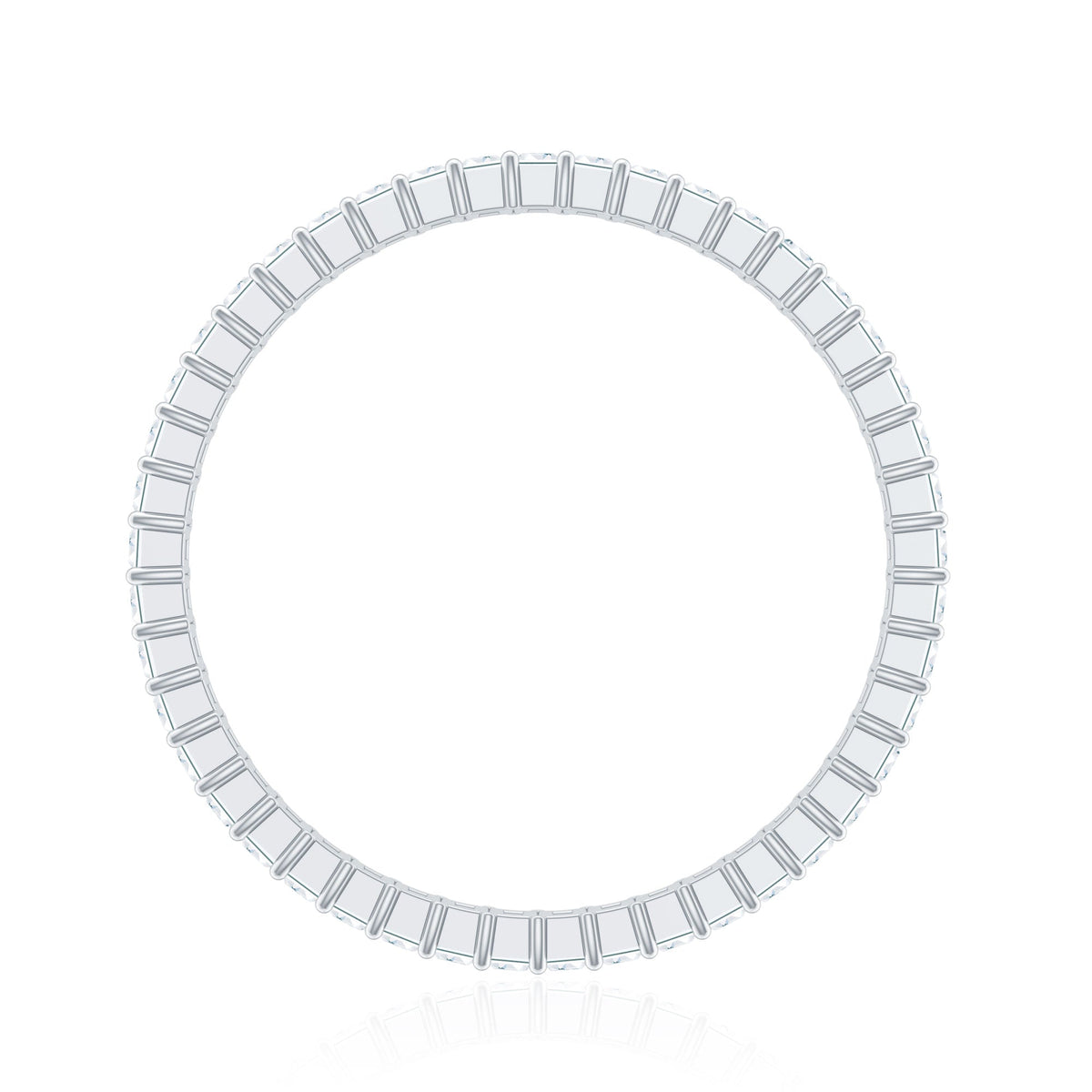 Baguette Cut Diamond Eternity Wedding Band Ring