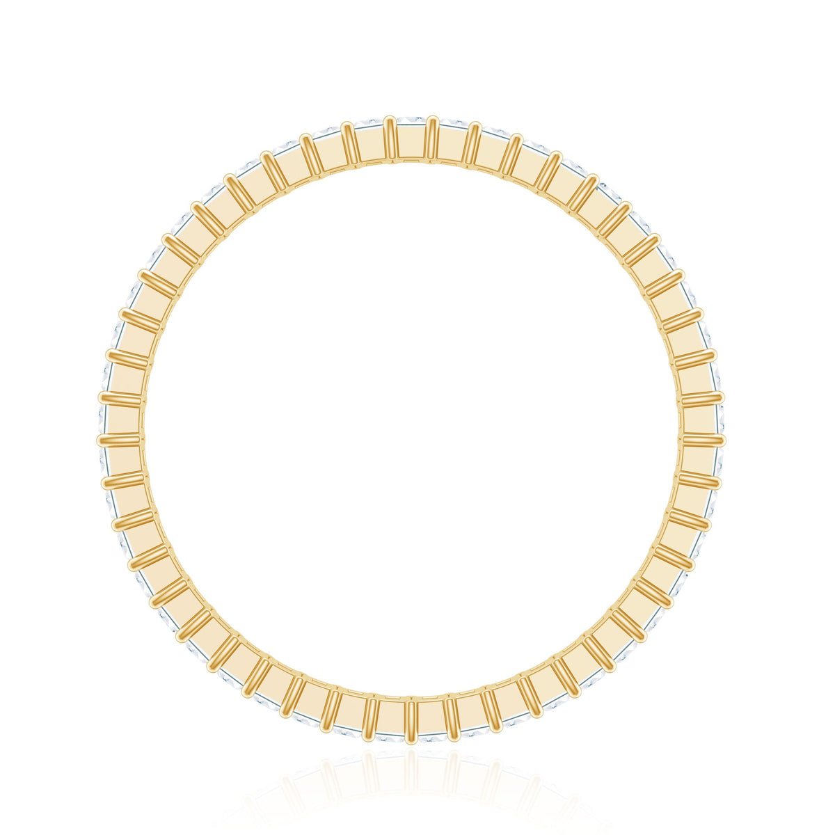 Baguette Cut Diamond Eternity Wedding Band Ring