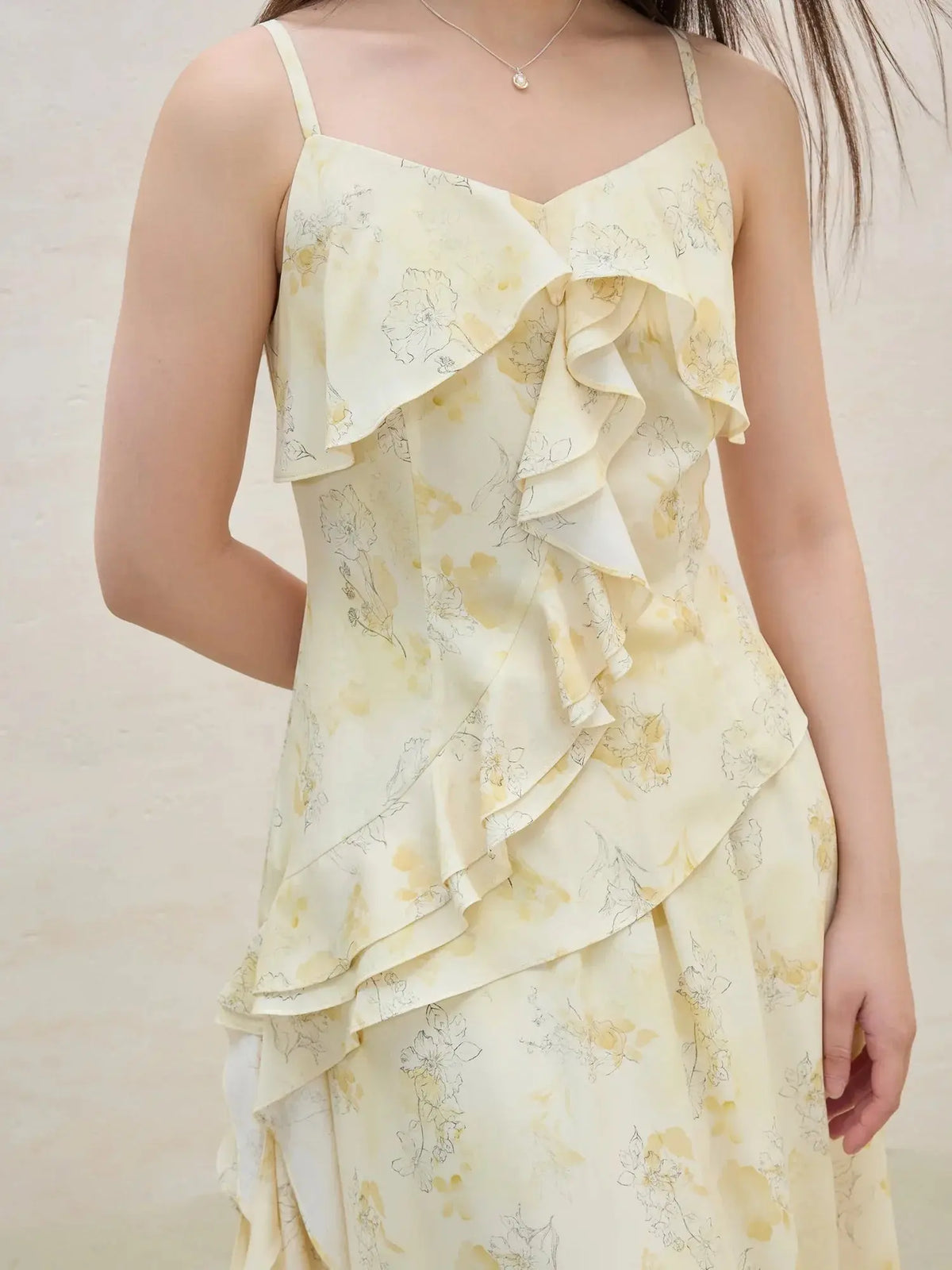 Plus Size Ruffled Top and Skirt Ensemble