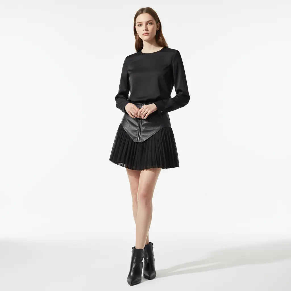 Comfortable & Stylish Foreign-Style Pleated Skirt