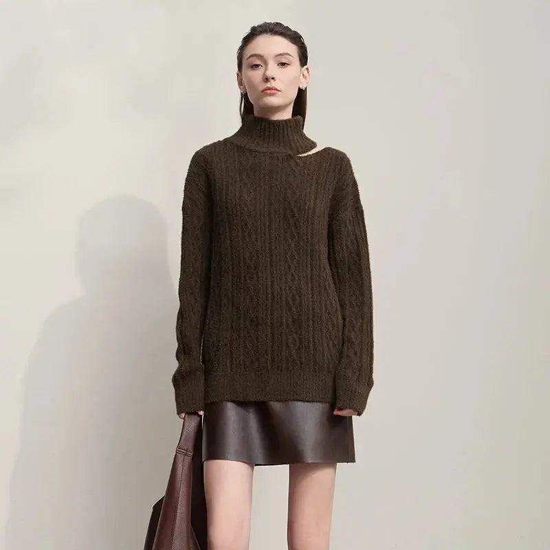Ladies' Long Sleeve Turtleneck