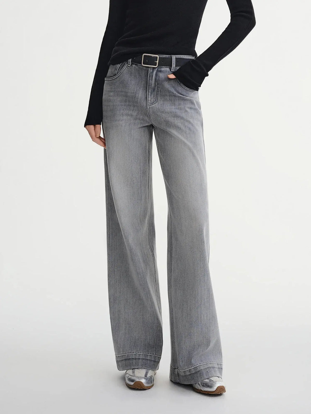 Perfect Stretch High-Waist Straight Leg Jeans for Plus Sizes