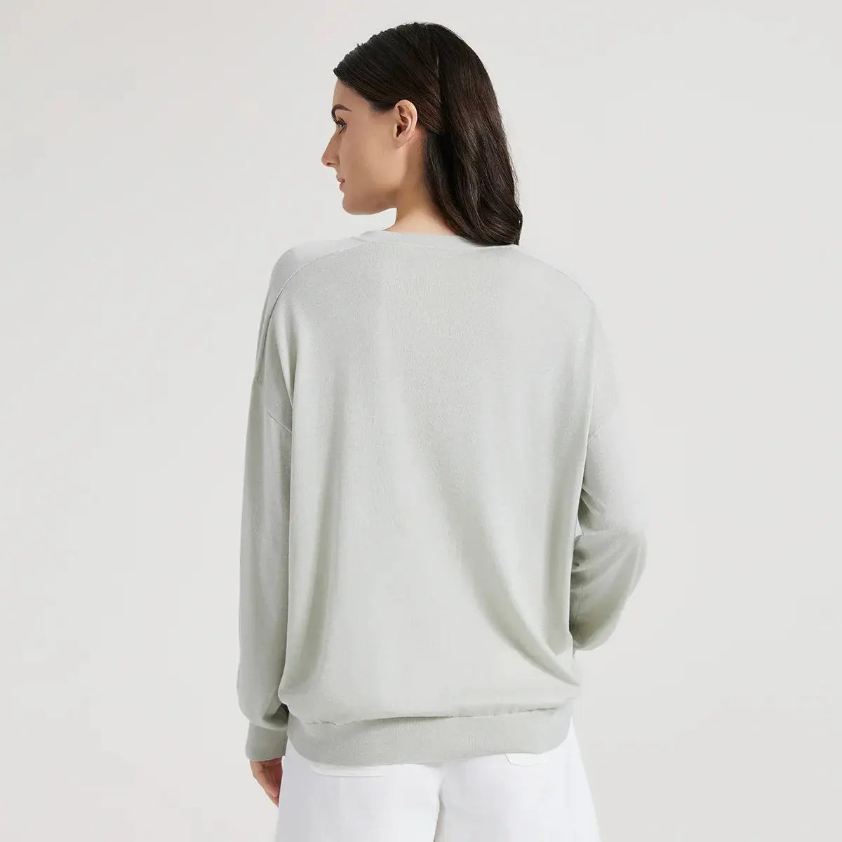 Women’s Premium Silk-Blend Pullover