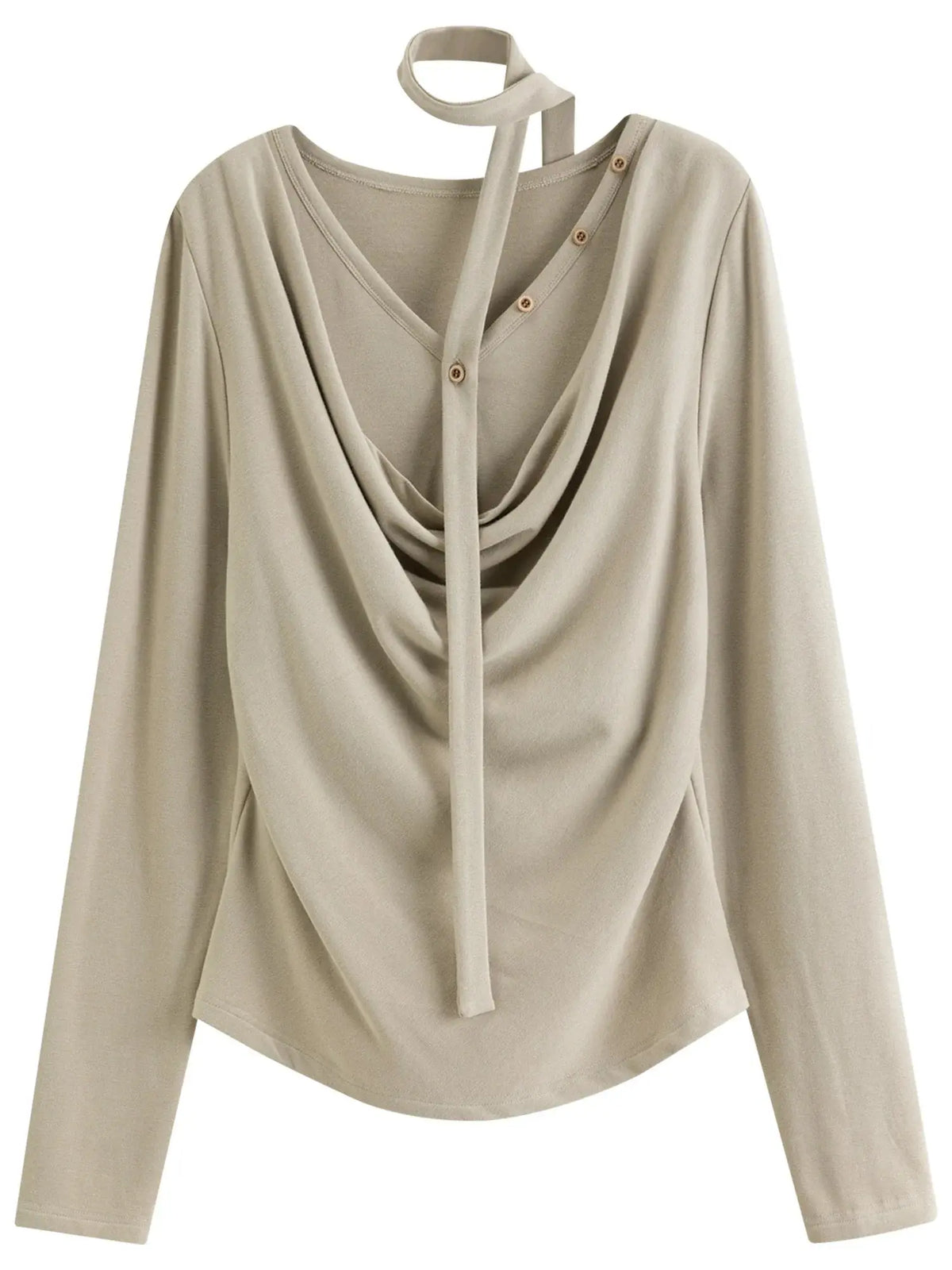 Mock Two-Piece Layered T-Shirt Plus Size Top