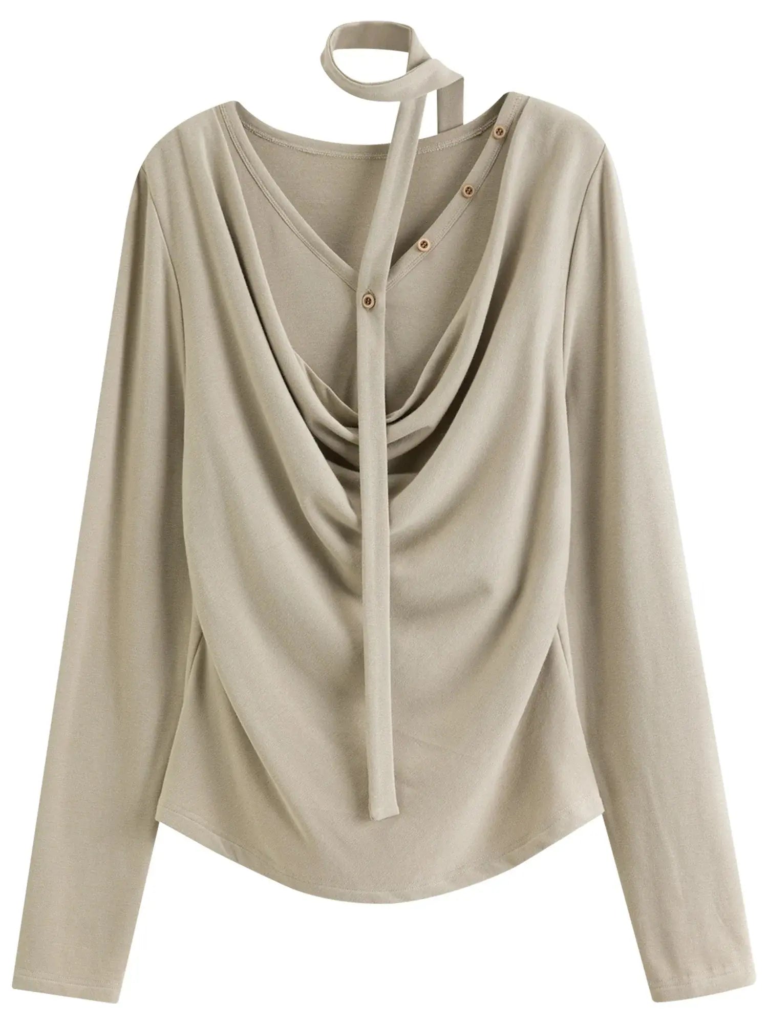 Mock Two-Piece Layered T-Shirt Plus Size Top