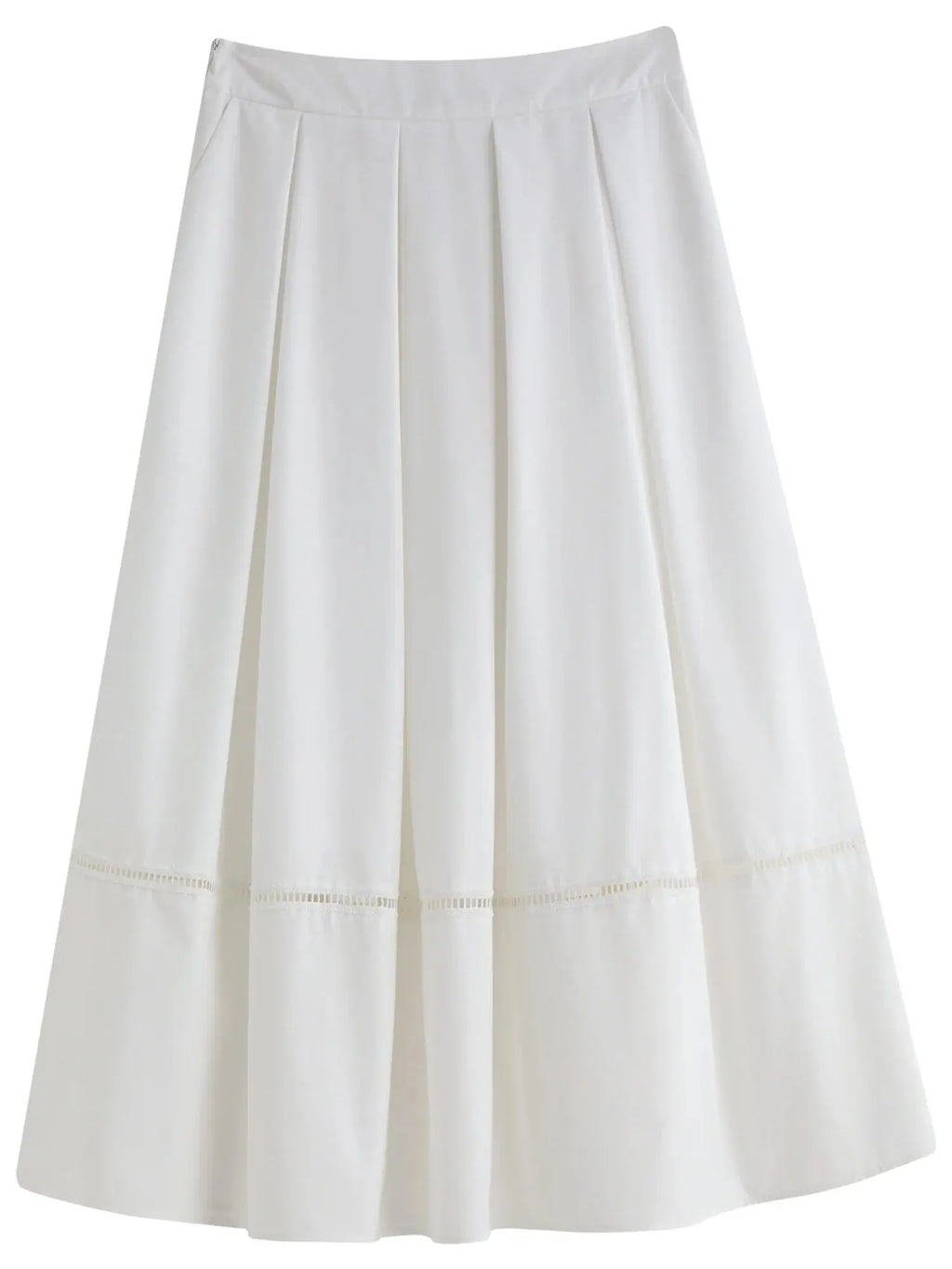 Retro Art Print Plus Size High-Waist Long Skirt