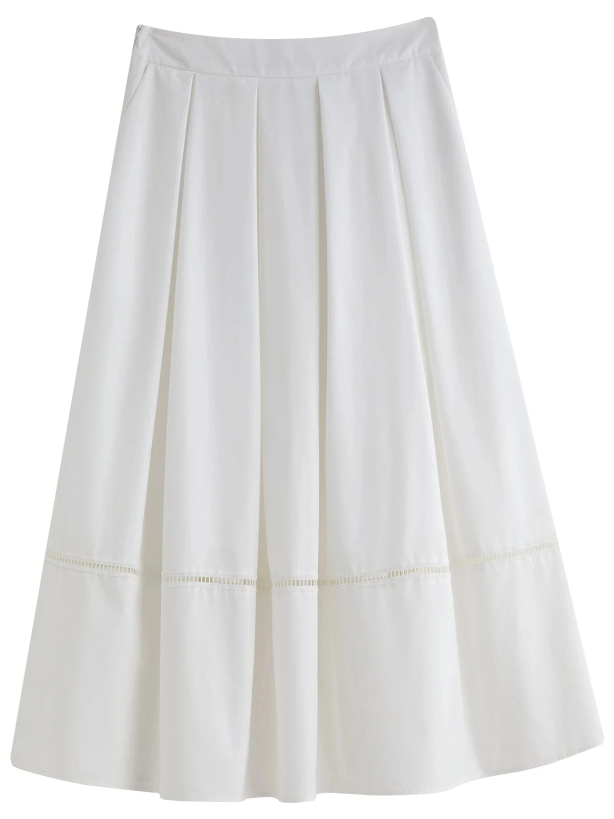 Plus Size Artistic Retro High Waist Slimming Long Skirt