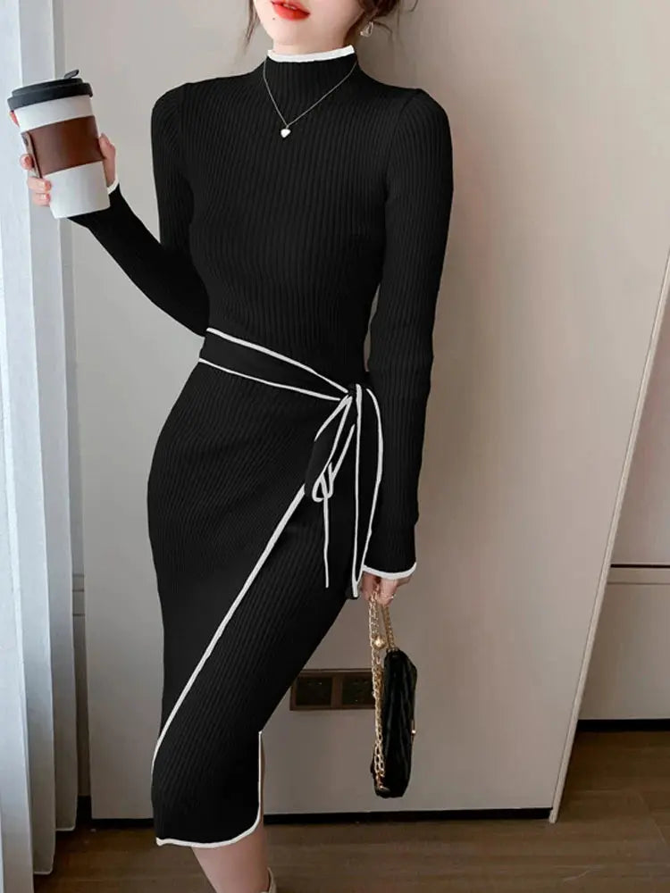 Women's Knitted Sweater Dress