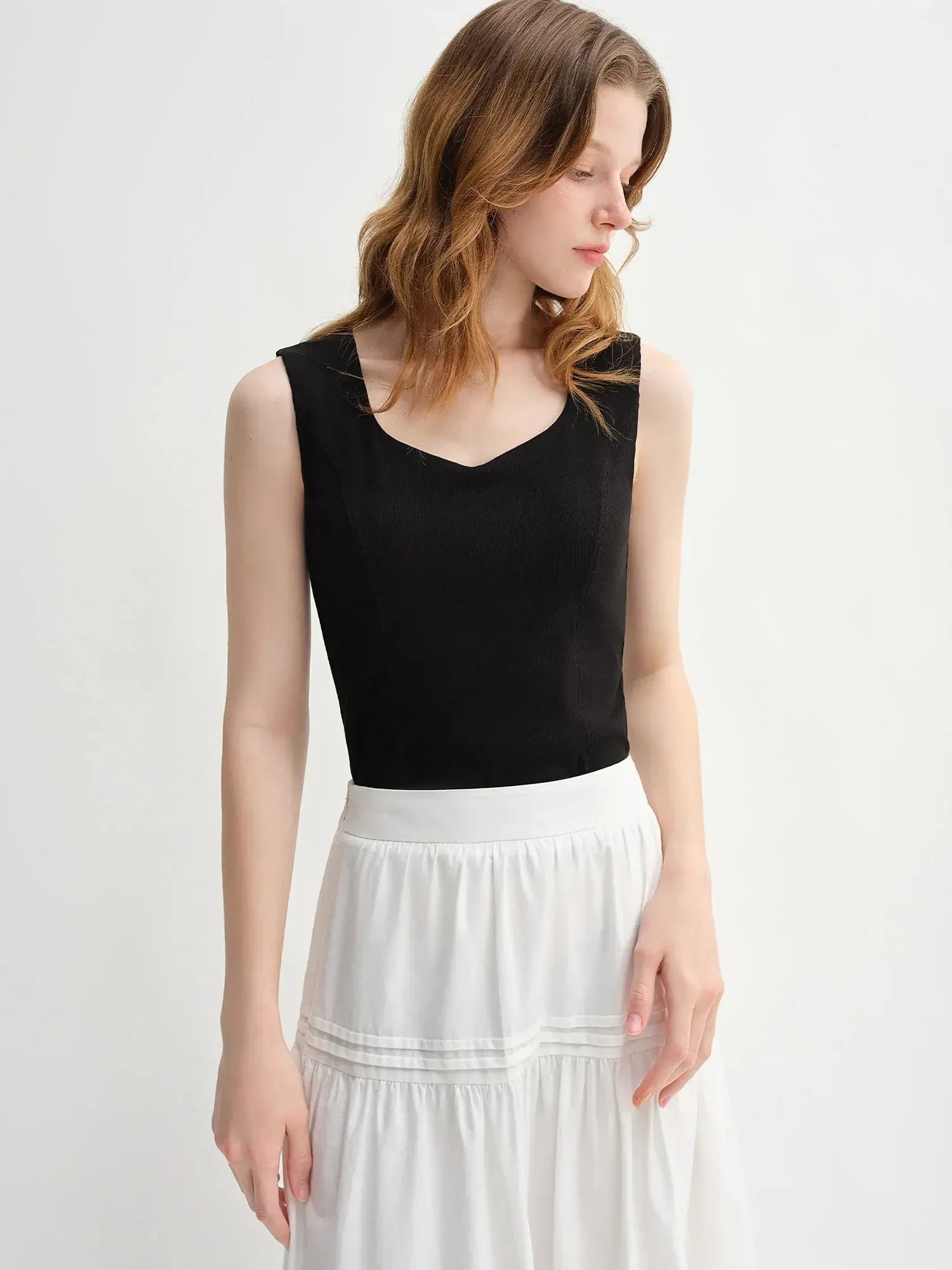 Plus-Size Fitted Tank