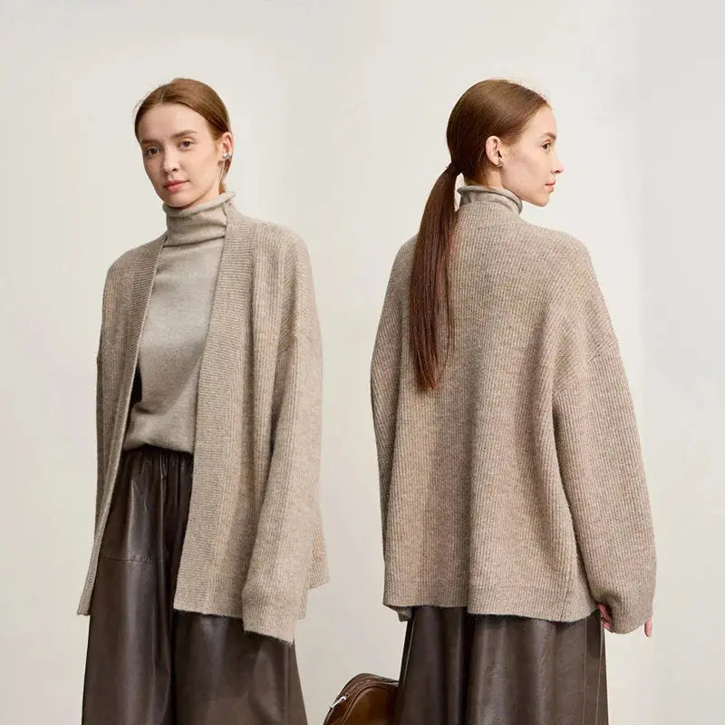 Cozy V-Neck Knit Cardigan for Women