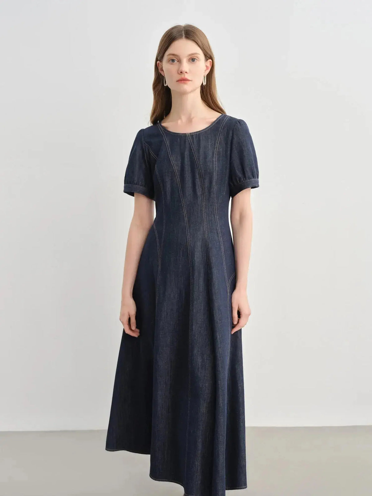 Women's Summer Plus Size Slim Denim Dress