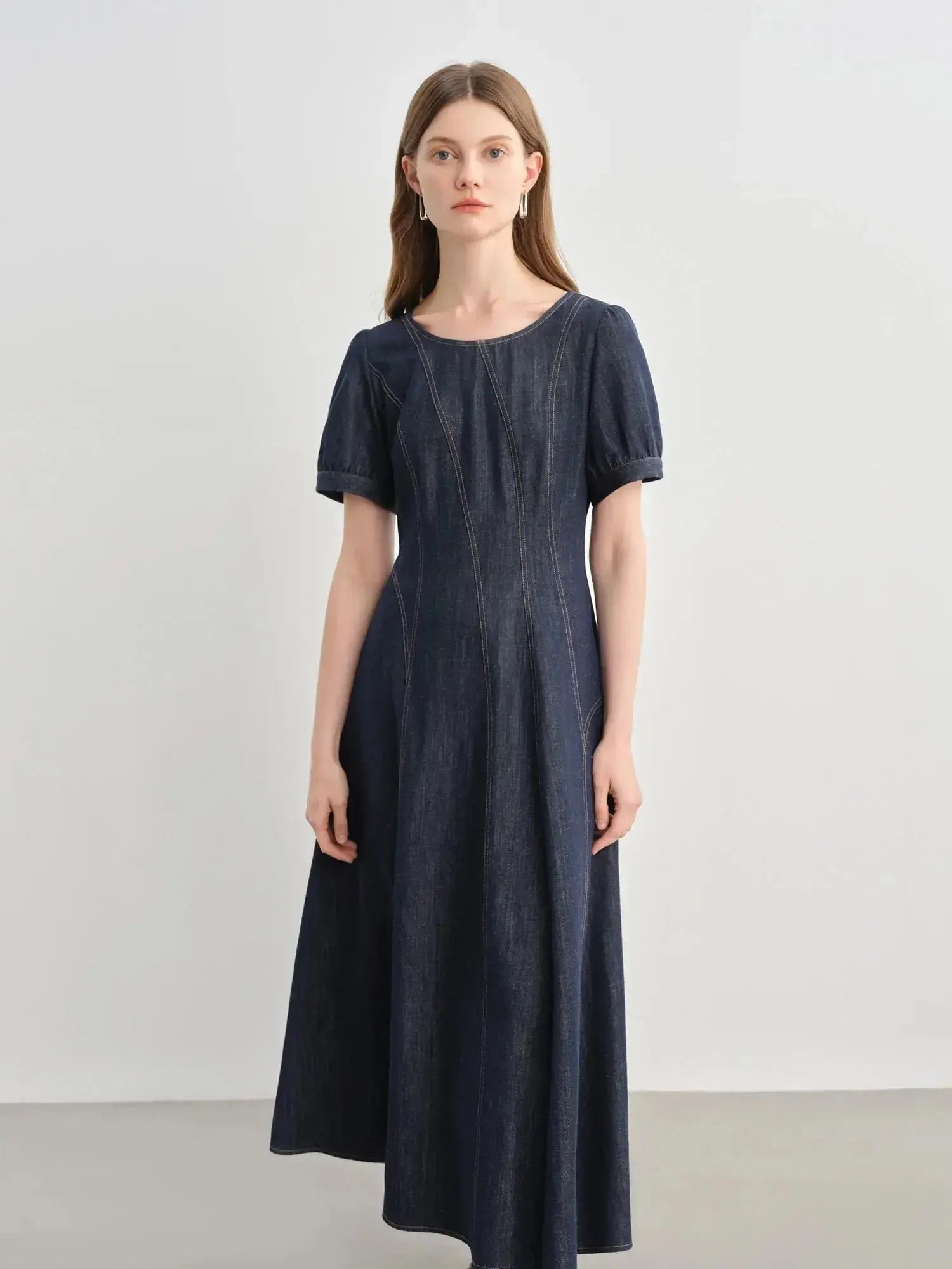Women's Summer Plus Size Slim Denim Dress
