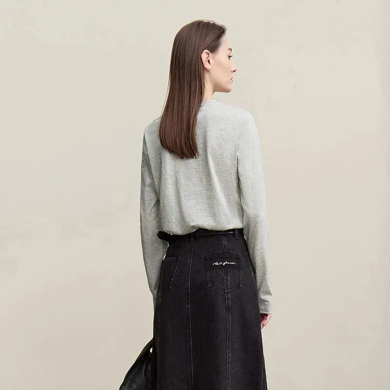 Long-Sleeve Printed Bamboo