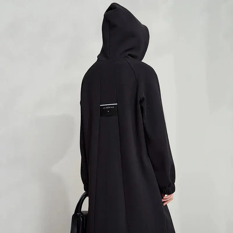 Women's Hooded Knitted Sweater Dress