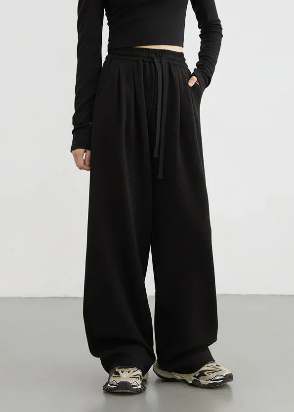 Thick Plush Joggers Autumn & Winter Drawstring Pants