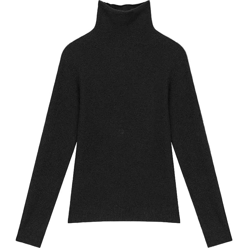 Winter Turtleneck Cottagecore Wool Blend Pullover