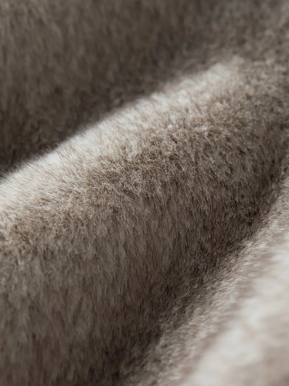 Elegant Plus Size Faux Mink Coat