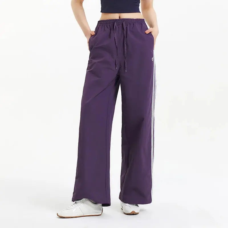 Summer Wide Leg Sporty Pants for Women