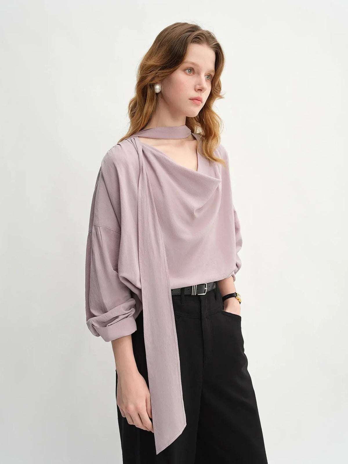 Effortlessly Elegant Loose Fit Autumn Top