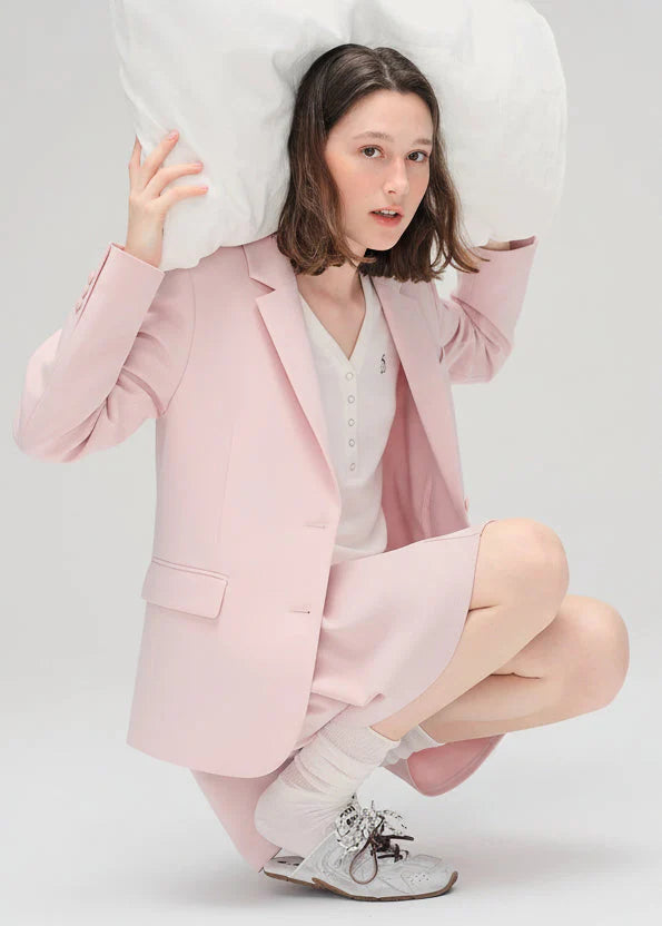 Women's Plus Size Strawberry Milk Hoodie & Skirt Set