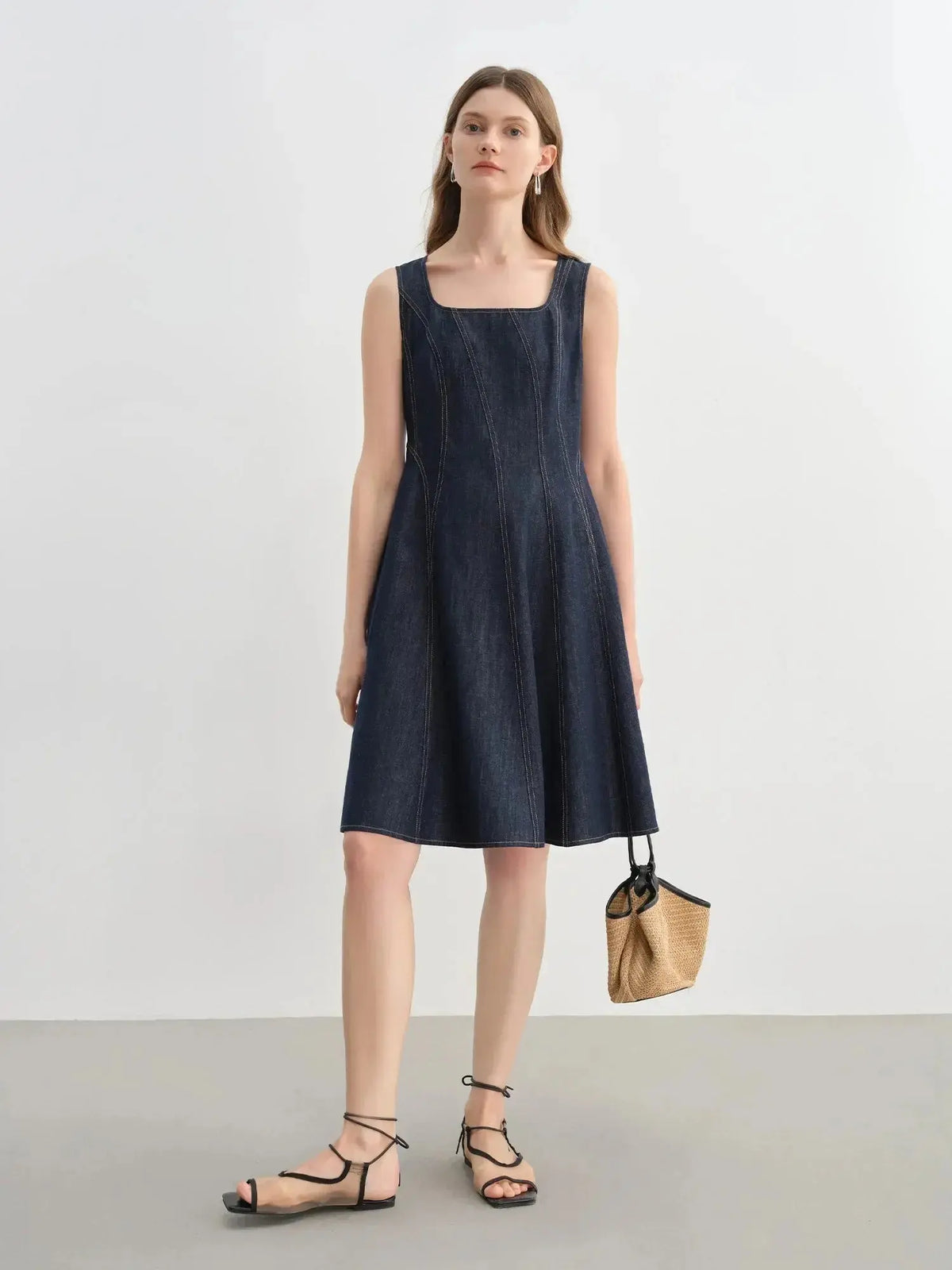 Women's Summer Plus Size Slim Denim Dress