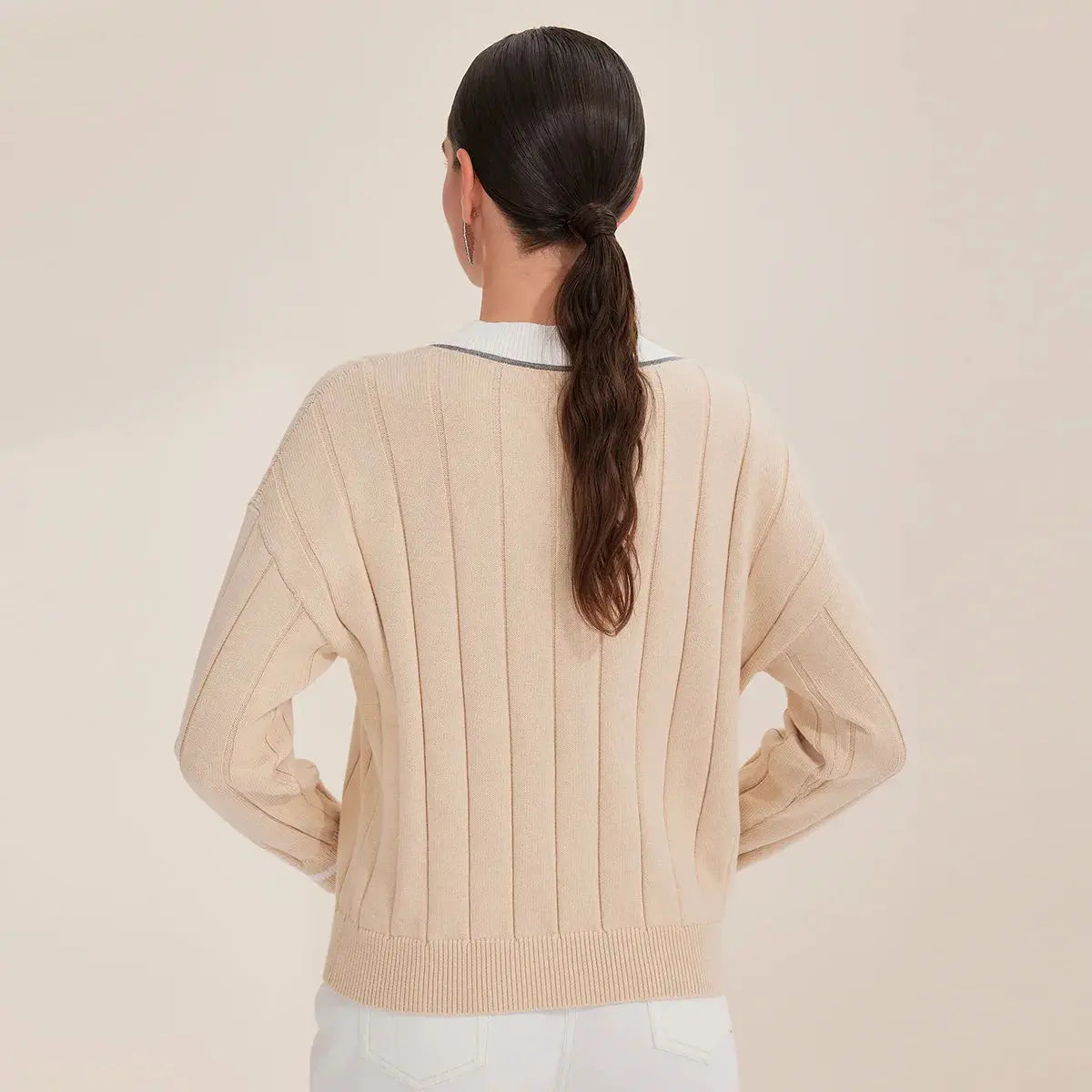 Women’s Luxe Cotton V-Neck