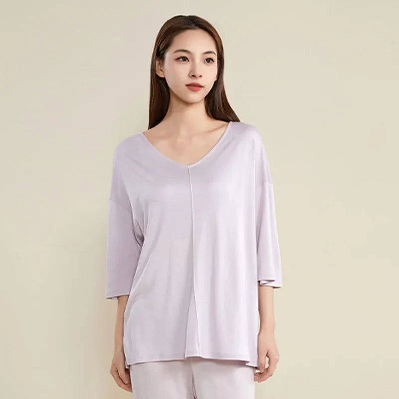 Luxury Loungewear Mulberry Silk Set for Women