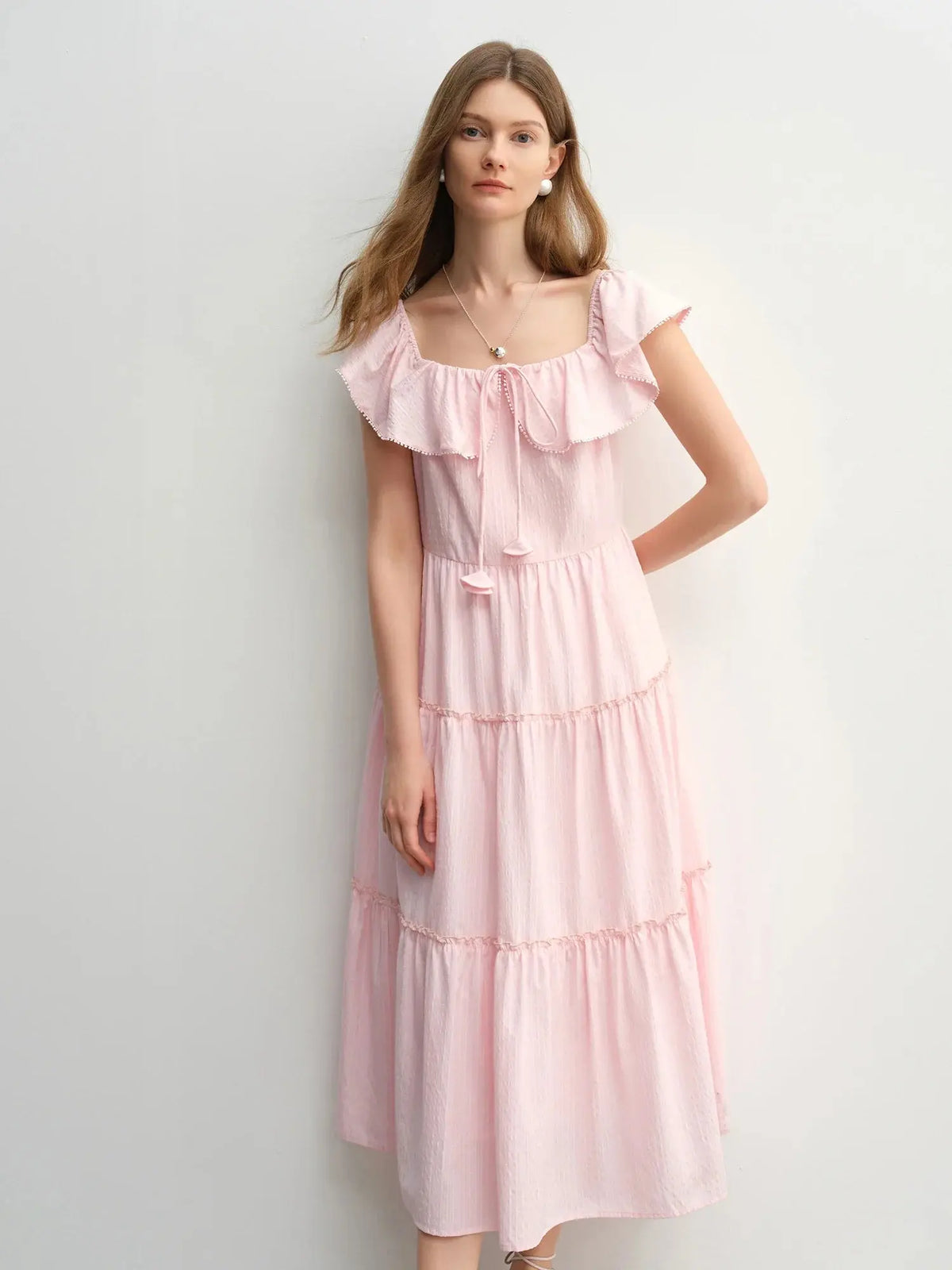 Elegant French-Style Plus Size Summer Dress