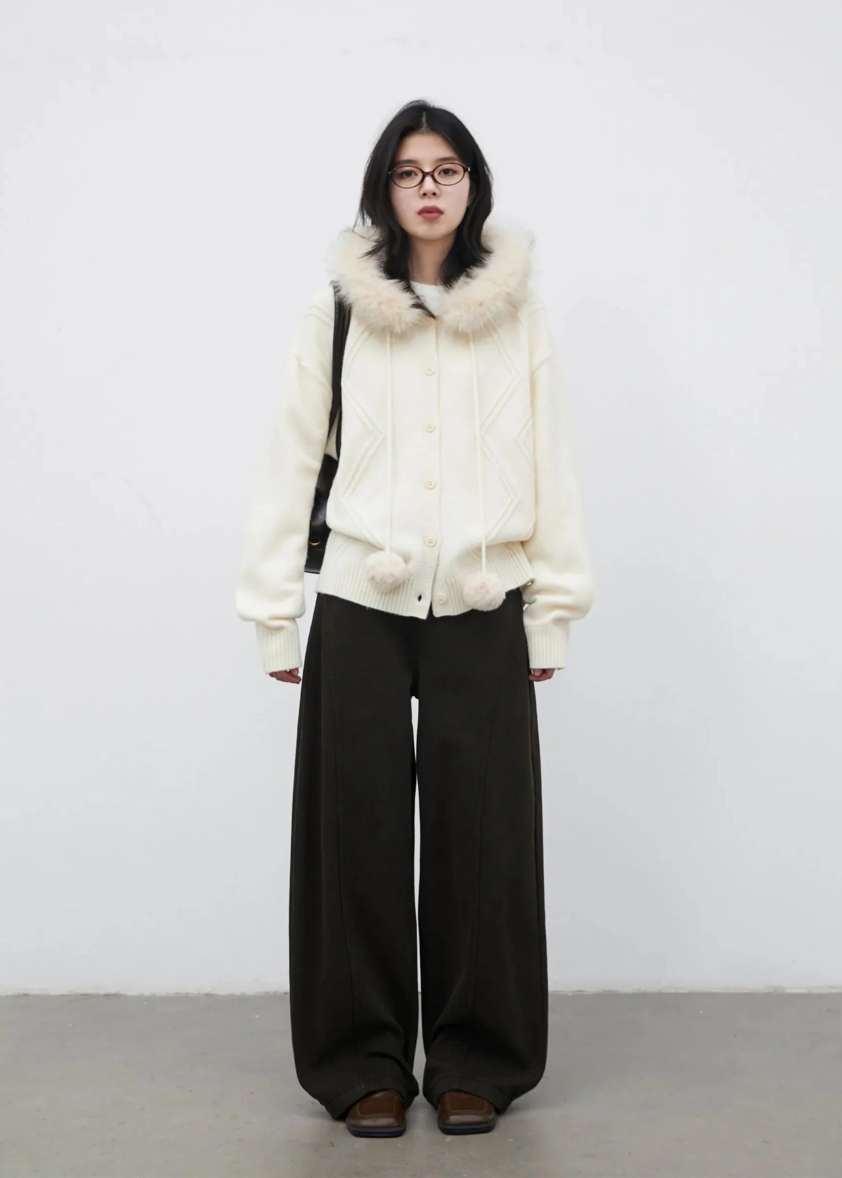 High Waist Wide Leg Jeans Retro Loose Fit Denim Pants