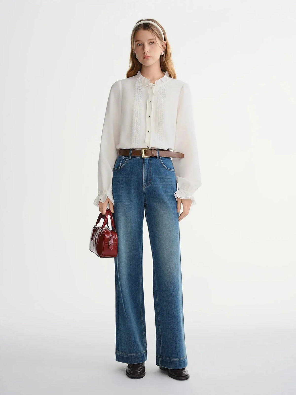 Perfect Stretch High-Waist Straight Leg Jeans for Plus Sizes