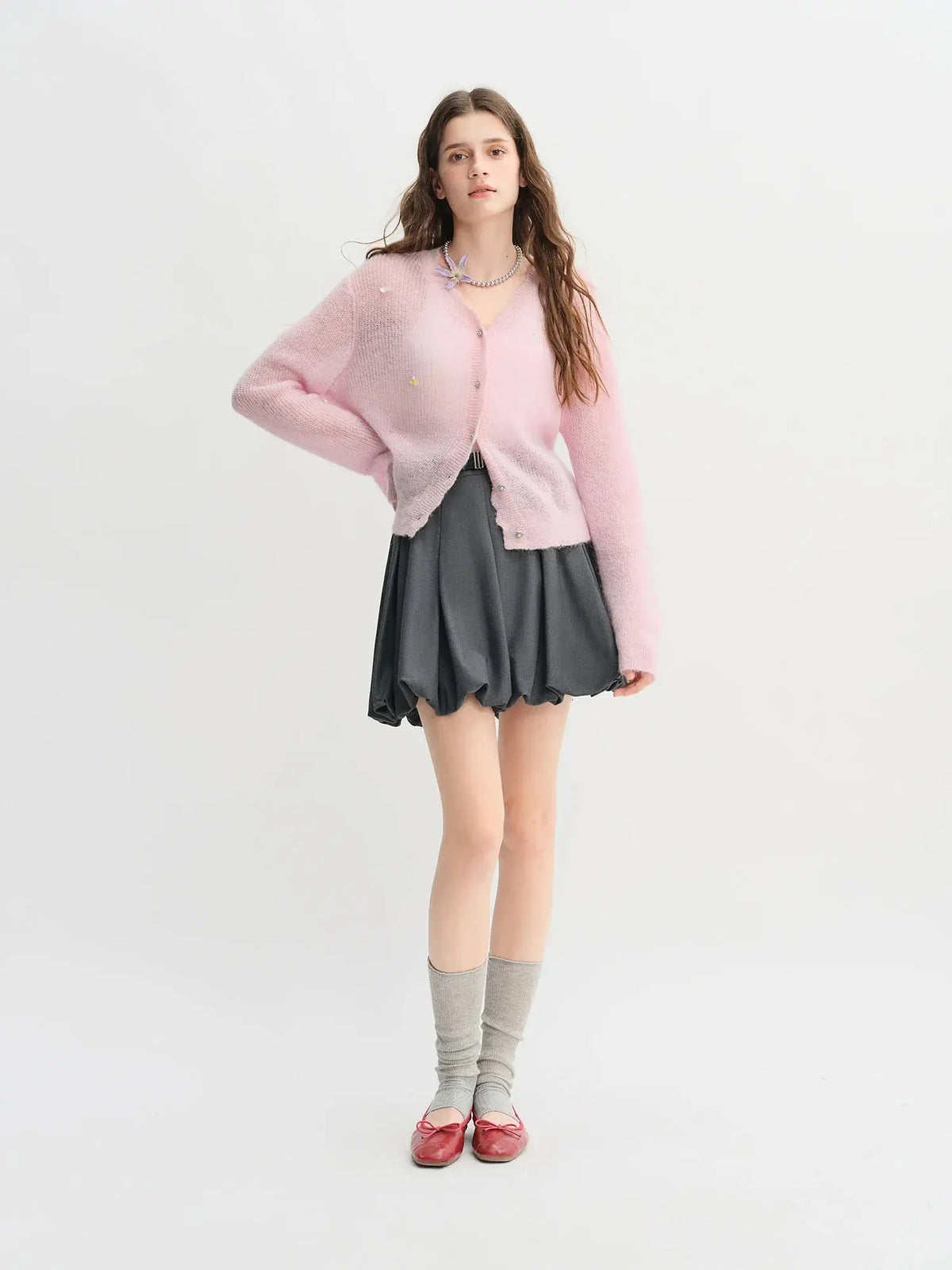 Easy-to-Wear Knitted Cardigan Sweater for Fall
