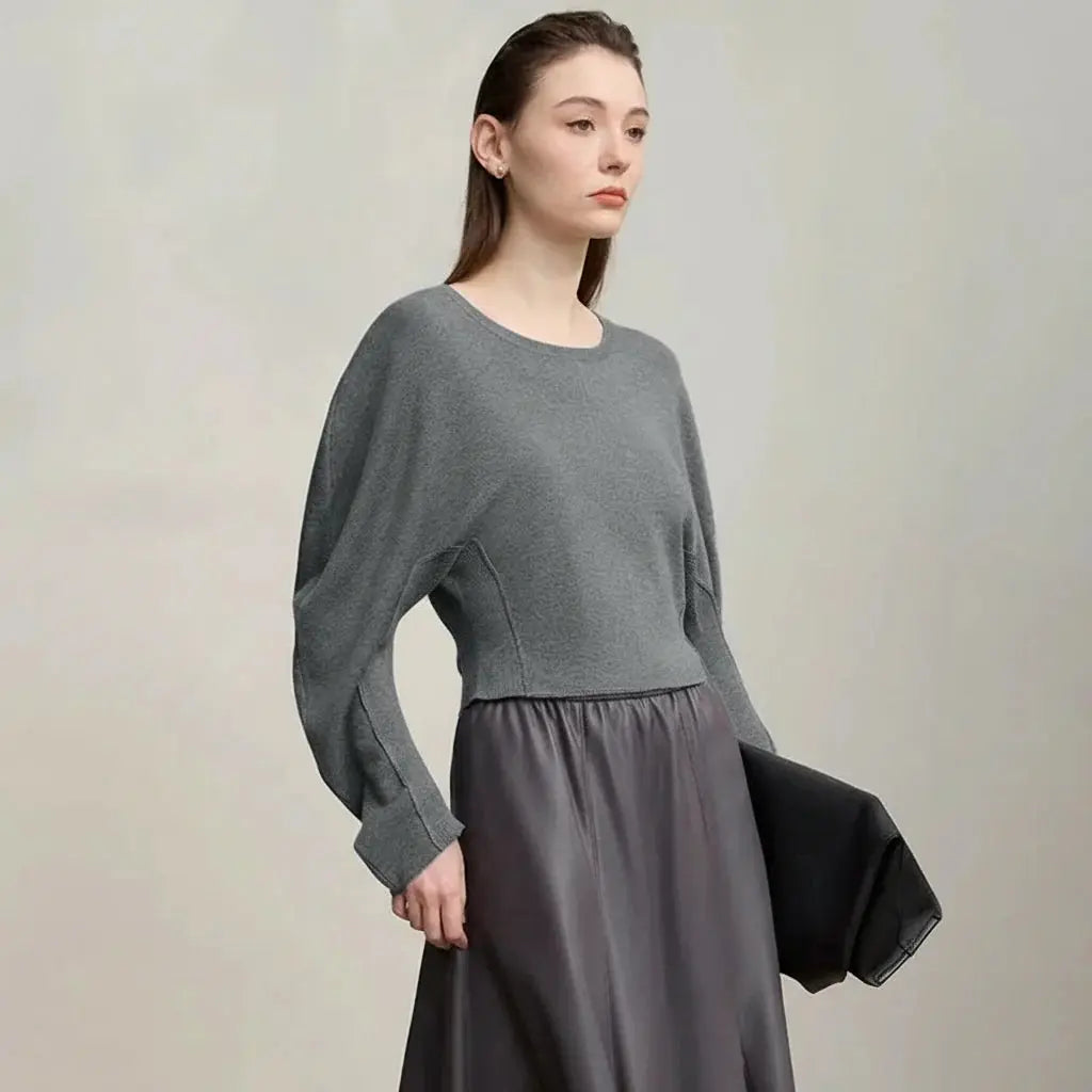 Minimalist O-Neck Pullover Sweater