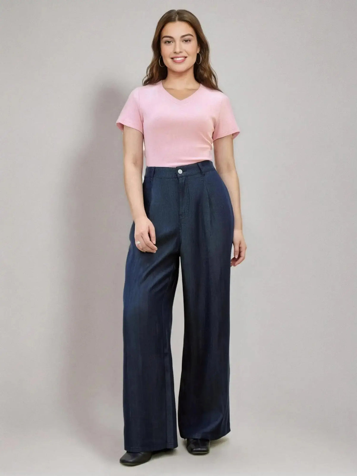 High-Stretch V/U Neck Tee