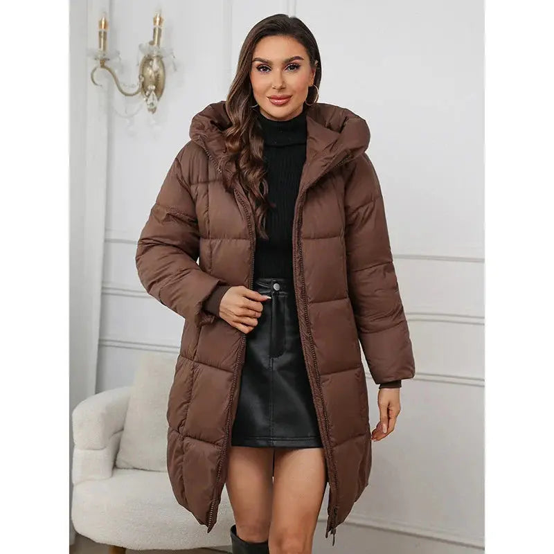 Women's Casual Thick Down Cotton Short Coat for Winter